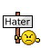 Hater Sign
